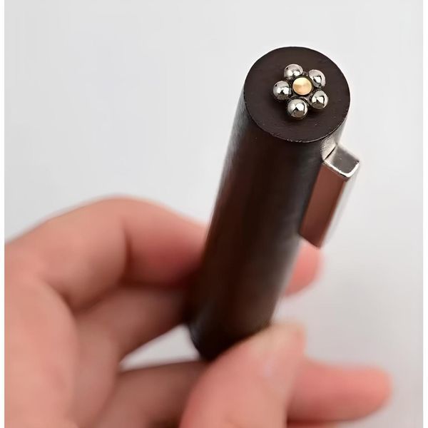 Багатофункціональний магніт МС5 3в1 Black spade wood (BEIGE) Designer для гель-лаку котяче око Nat-0236 фото