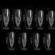 Гелеві тіпси з шипами для нарощування нігтів Designer 4D Crystal Fast Gel Tips Stiletto Medium TS1 140шт. Nat-0432 фото 3