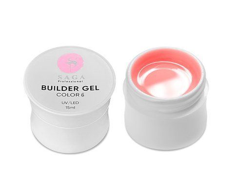 Гель для наращивания Saga Builder Gel Color 15 мл №06 003478 фото