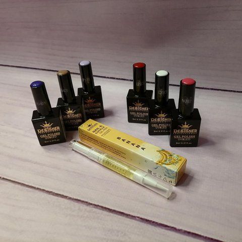 Набор из 6 лаков Designer Classic 9 мл + масло-карандаш для кутикулы 002415 фото