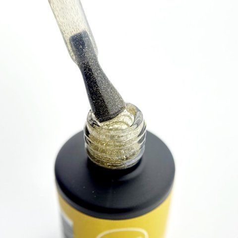Disco Top Coat Bee Nails DT02 8ml (gold) Nat-0458 фото