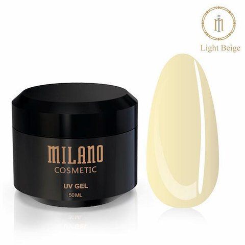 Гель для наращивания Milano Light Beige 50мл. 0105683 фото