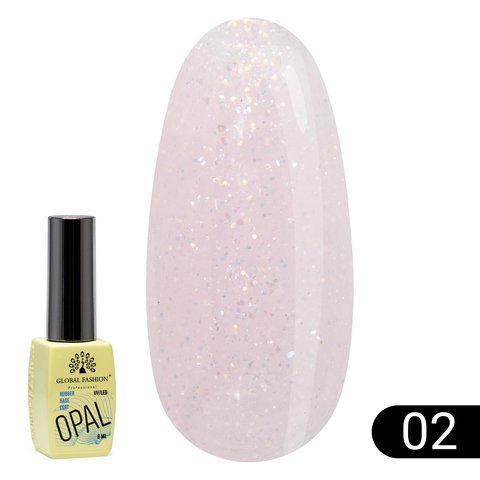 Каучуковая База Opal 8 мл от Global Fashion №02 008455 фото