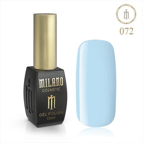 Гель-лак MILANO 10 мл No 072 (Сніжно-синій) 00986/072 фото