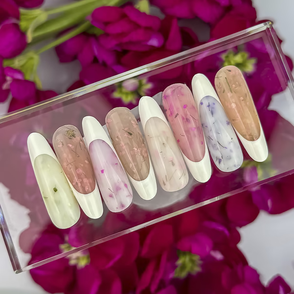 Гель для наращивания ногтей с сухоцветами Crooz Flora Touch Builder Gel 15мл. №01 Mary161 фото