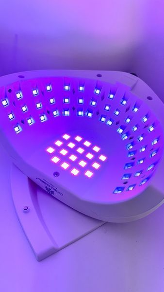 Лампа для ногтей Led/UV 288W GF-D03 с дисплеем, white 0006669 фото
