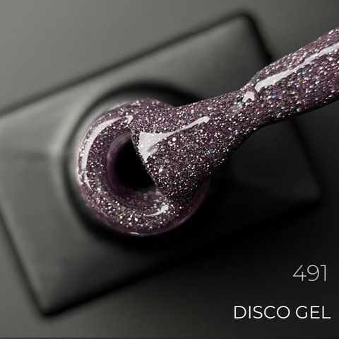 Світловідбивний гель лак Disco Gel Designer Professional 9мл. №491 010101 фото