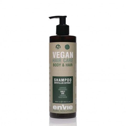 Шампунь+гель 2в1 для щоденного використання Envie Vegan New 500 мл 006484 фото
