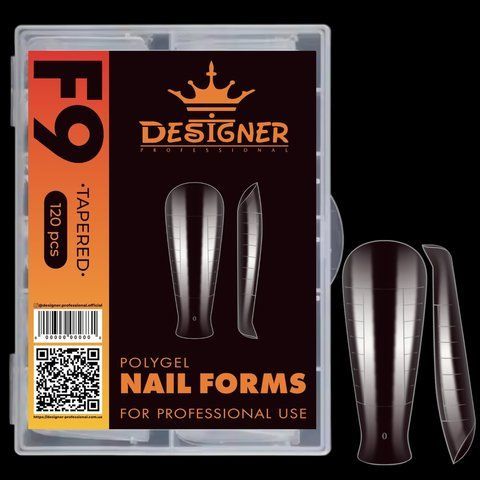 Верхние многоразовые формы Designer Professional F9 Tapered Nat-0384 фото
