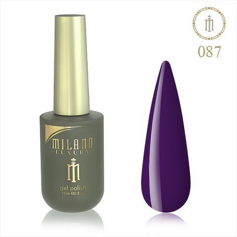 Гель-лак MILANO LUXURY 15 мл No 087 (Червоно-бузковий) 01357/87 фото