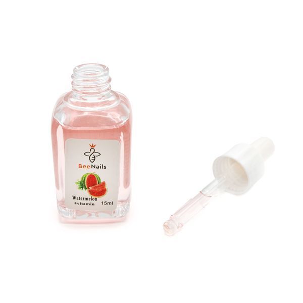 Суха олія для кутикули з піпеткою з ароматом кавуна Bee Nails 30ml Nat-0485 фото
