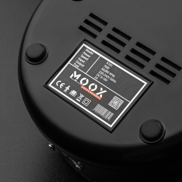 Фрезер Moox Professional X101 на 50 000 об/хв. та 70W. для манікюру та педикюру (Чорний) 007967 фото
