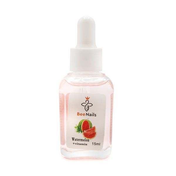 Суха олія для кутикули з піпеткою з ароматом кавуна Bee Nails 30ml Nat-0485 фото