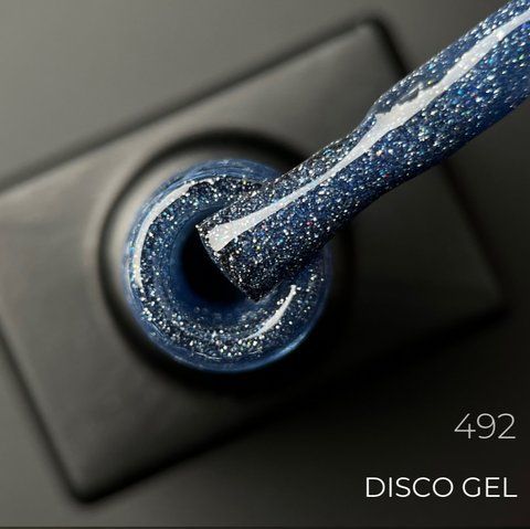 Світловідбивний гель лак Disco Gel Designer Professional 9мл. №492 010102 фото