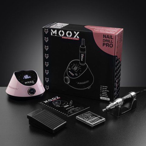 Фрезер Moox Professional X805 для манікюру та педикюру на 55 000 об./хв. та 80W. (Рожевий) 20102363 фото