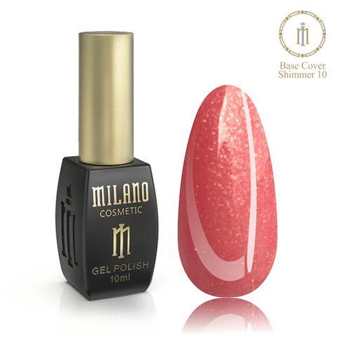 Кольорова база із шимером Milano 10 мл No 10 01364/10 фото