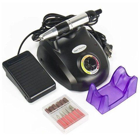 Фрезер для манікюру Nail Drill Pro ZS-603 65Вт. 45000об./хв. Чорний 04382 фото