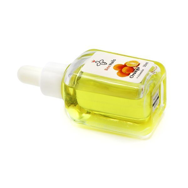 Суха олія для кутикули з піпеткою з ароматом апельсину Bee Nails 30ml Nat-0486 фото