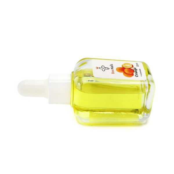 Суха олія для кутикули з піпеткою з ароматом апельсину Bee Nails 30ml Nat-0486 фото