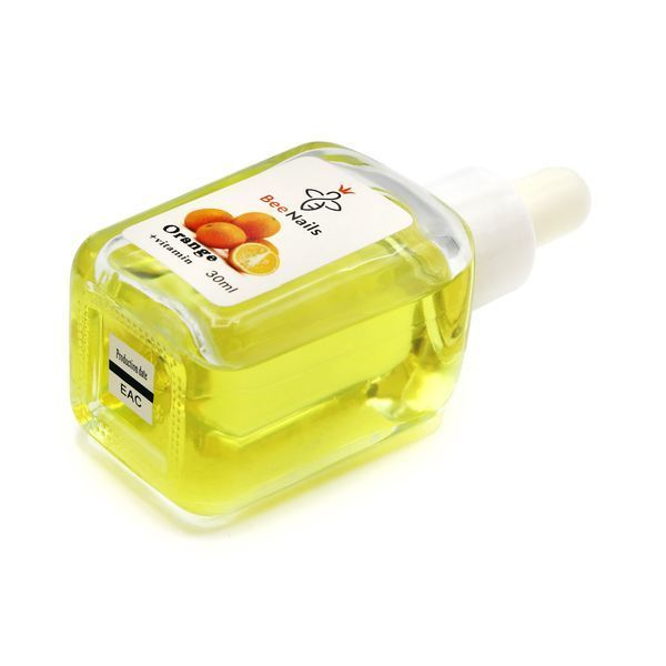 Суха олія для кутикули з піпеткою з ароматом апельсину Bee Nails 30ml Nat-0486 фото