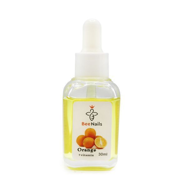 Суха олія для кутикули з піпеткою з ароматом апельсину Bee Nails 30ml Nat-0486 фото