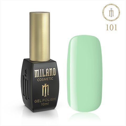 Гель-лак MILANO 10 мл No 101 (Зелений Лишайник) 00986/101 фото