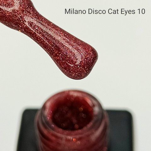Гель Лак Disco Cat Eye Milano № 10 (8мл.) 01518 фото