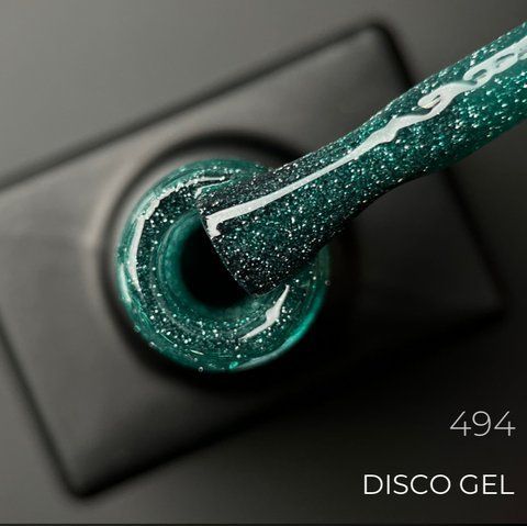 Світловідбивний гель лак Disco Gel Designer Professional 9мл. №494 010104 фото
