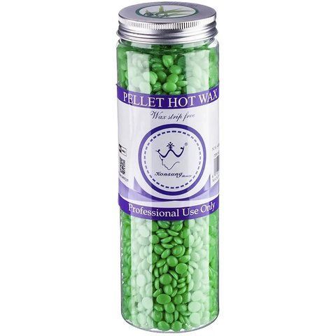 Плівковий віск у гранулах Konsung Beauty Hot Wax, Green Tea, 400г. 009504 фото