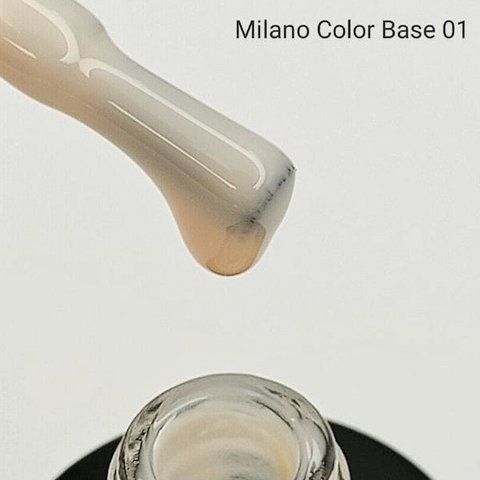Кольорова база Milano 15 мл. Color Cover Base 15ml №1 01373/1 фото