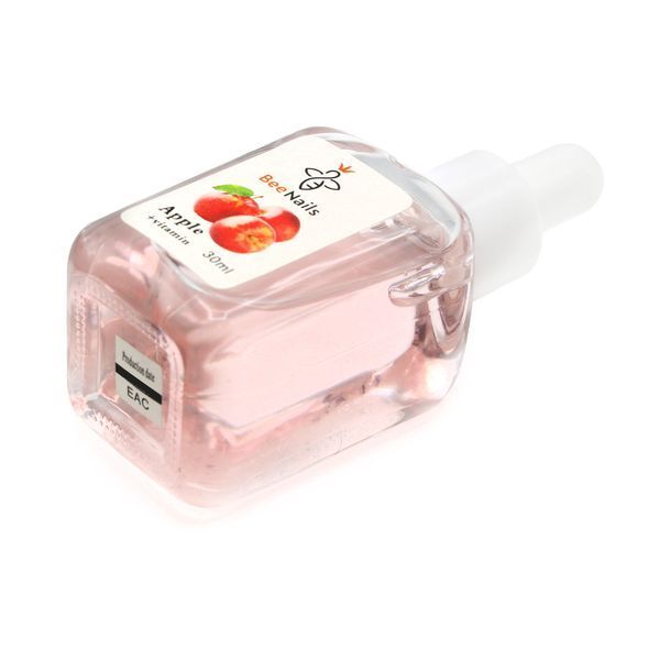 Суха олія для кутикули з піпеткою з ароматом яблука Bee Nails 30ml Nat-0488 фото