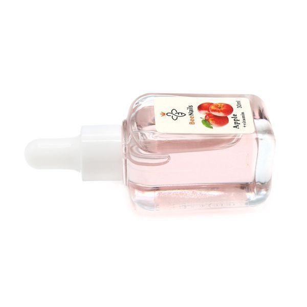 Суха олія для кутикули з піпеткою з ароматом яблука Bee Nails 30ml Nat-0488 фото