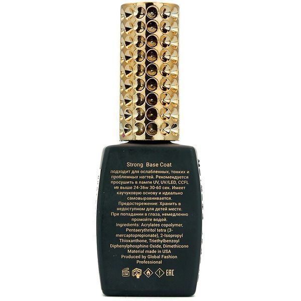 База для гель лака Global Fashion 12 мл Strong Rubber Base 00951 фото