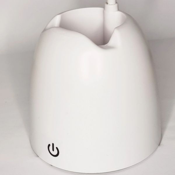 UV/LED Лампа для маникюра сушки геля и гель-лака Лотос 28 W работает от аккумулятора, Белая 006732 фото