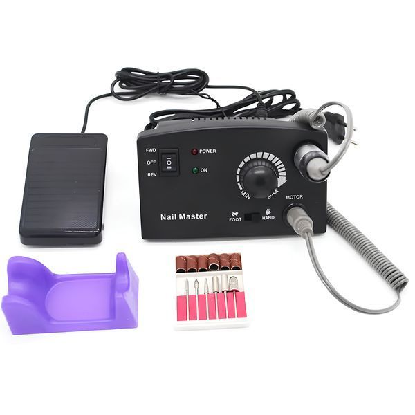 Апарат фрезер для манікюру та педикюру Nail Drill Pro ZS-602 65Вт. 45000об./хв. Чорний 04384 фото