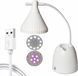 UV/LED Лампа для маникюра сушки геля и гель-лака Лотос 28 W работает от аккумулятора, Белая 006732 фото 1