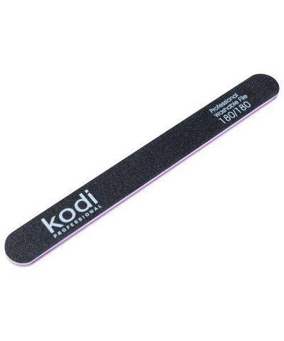Kodi Professional №48 Пилка для ногтей прямая 180/180 (цвет: черный, размер:178/19/4) 01299 фото
