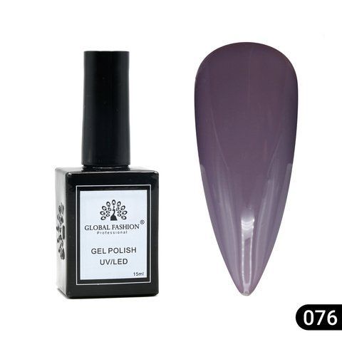 Гель-лак Global Fashion Elite Glow 15ml №076 Nat1339 фото