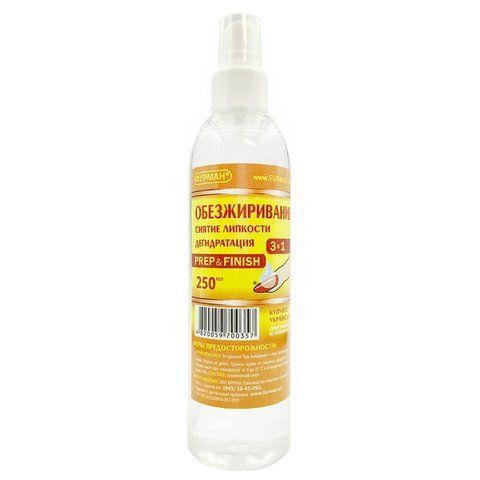 Обезжиривание и снятие липкости PREP&FINISH 250мл. Фурман 01263 фото