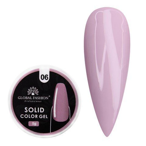 Гель-краска повышенной плотности, Solid color gel Global Fashion 5г, №6 005820 фото