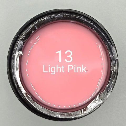 Гель для наращивания ногтей Queen Nails № 13 Light Pink (камуфлирующий) 30 г 003759 фото