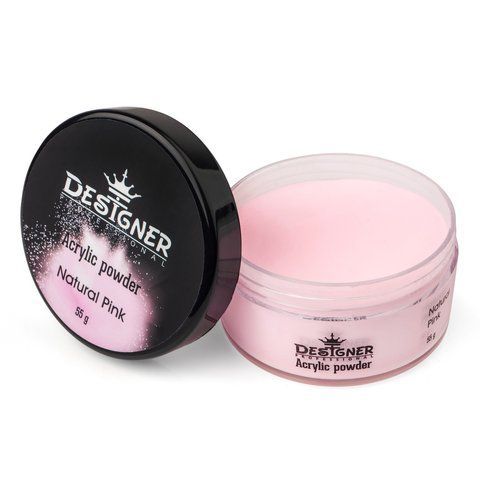 Акриловая пудра для наращивания и укрепления ногтей Designer Professional 55g. Natural pink 04852 фото