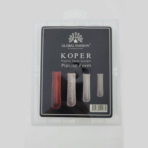 Верхние многоразовые формы Koper Global Fashion 120шт. Средний квадрат принт змеи Nat-0151 фото