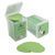 Безворсовые салфетки сердце Designer 200 шт. (GREEN) перфорированные Square Smart Wipes Nat-0241 фото