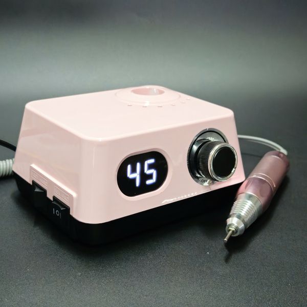 Фрезер для манікюру та педикюру ZS-609 на 65Вт. 45000об/хв. Pink Nat-0002 фото