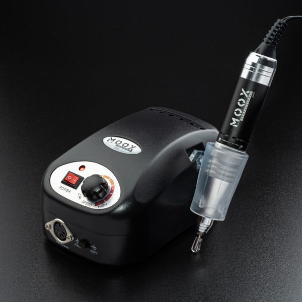 Фрезер Moox Professional X102 на 45 000 об/хв. та 65W. для манікюру та педикюру (Чорний) 007971 фото