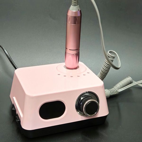 Фрезер для манікюру та педикюру ZS-609 на 65Вт. 45000об/хв. Pink Nat-0002 фото