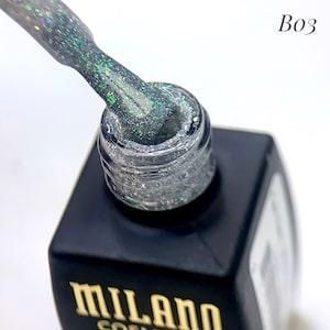 Гель Лак Світловідбивний Milano Phoenix B03 04081 фото