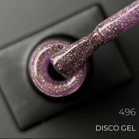 Світловідбивний гель лак Disco Gel Designer Professional 9мл. №496 010106 фото