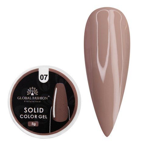 Гель-краска повышенной плотности, Solid color gel Global Fashion 5г, №7 005821 фото